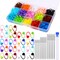 315 Pieces Stitch Markers for Crocheting (300pcs + 15pcs Needles)